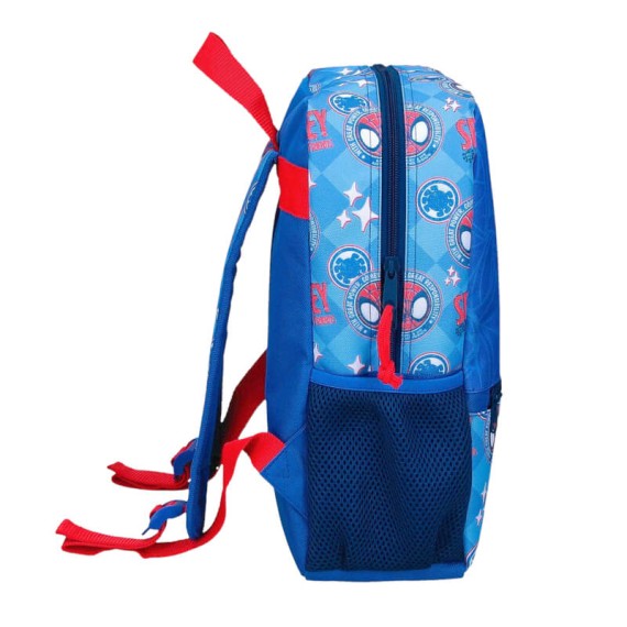 Mochila Pré-Escolar Adap. 33cm SPIDEY Power of 3 Azul | Ref. 186.20123D2