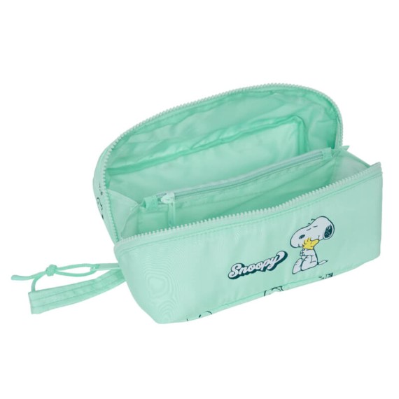 Estojo Escolar Quadrado Grande SNOOPY Groovy Menta | Ref. 248.812439050