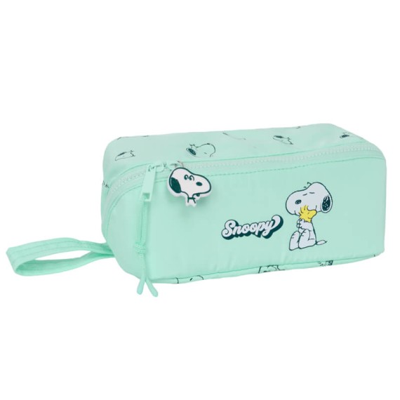 Estojo Escolar Quadrado Grande SNOOPY Groovy Menta | Ref. 248.812439050