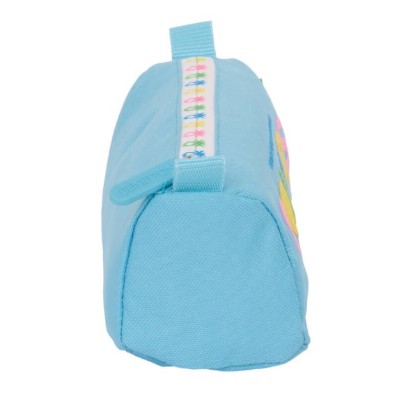 Estojo Escolar Rectangular BENETTON Spring Azul Claro | Ref. 248.812451742 Estojo Escolar Rectangular BENETTON Spring Azul Claro | Ref. 248.812451742