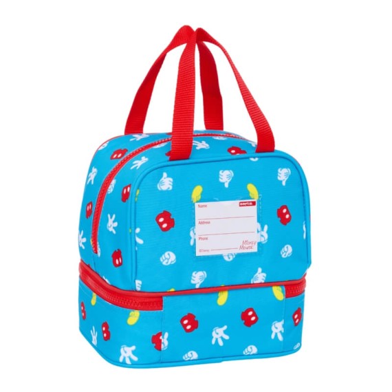 Lancheira com Alças MICKEY Fantastic Azul/Vermelho | Ref. 248.812333040 Lancheira com Alças MICKEY Fantastic Azul/Vermelho | Ref. 248.812333040
