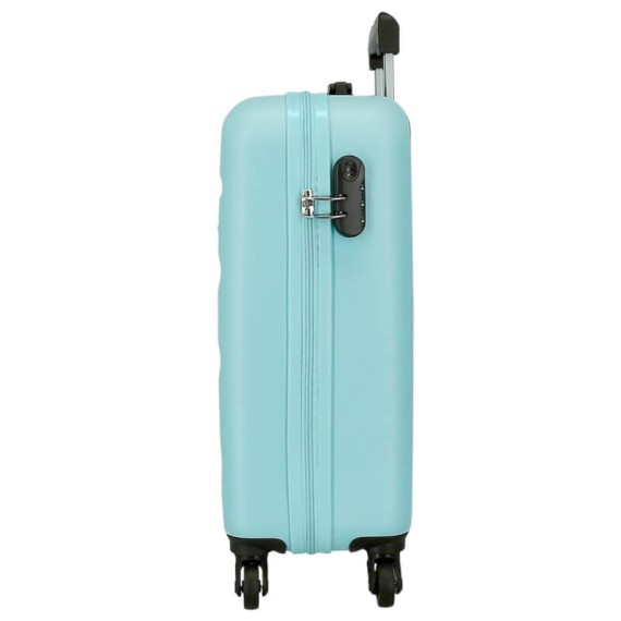 Mala de Cabine / Trolley 55cm 4 Rodas ROLL ROAD Flex Azul Claro | Ref. 186.584946EA