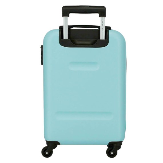 Mala de Cabine / Trolley 55cm 4 Rodas ROLL ROAD Flex Azul Claro | Ref. 186.584946EA