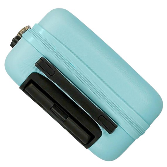 Mala de Cabine / Trolley 55cm 4 Rodas ROLL ROAD Flex Azul Claro | Ref. 186.584946EA