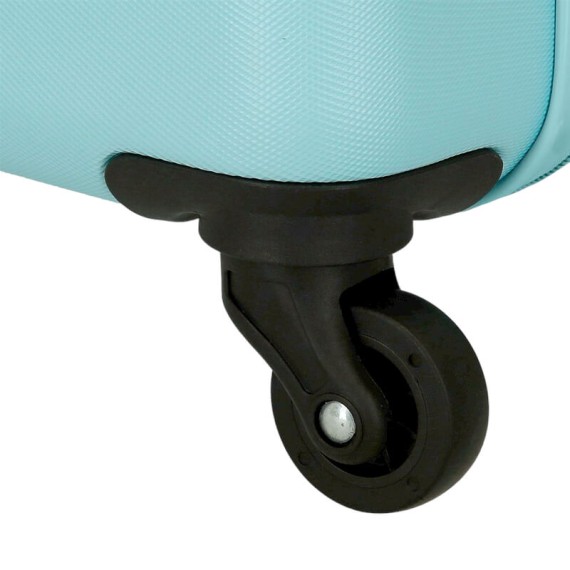 Mala de Cabine / Trolley 55cm 4 Rodas ROLL ROAD Flex Azul Claro | Ref. 186.584946EA