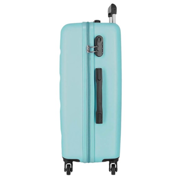 Mala de Viagem / Trolley Grande 75cm 4R ROLL ROAD Flex Azul Claro | Ref. 186.584946EC Mala de Viagem / Trolley Grande 75cm 4R ROLL ROAD Flex Azul Claro | Ref. 186.584946EC