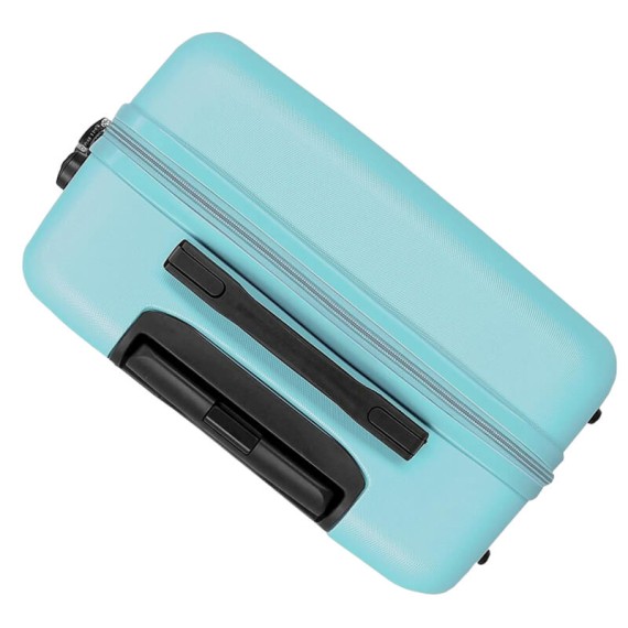 Mala de Viagem / Trolley Médio 65cm 4R ROLL ROAD Flex Azul Claro | Ref. 186.584946EB