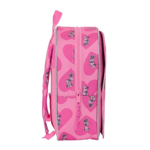 Mochila de Criança Adap. 27Cm Front-Inter MINNIE Loving Fuchsia | Ref. 248.612334232