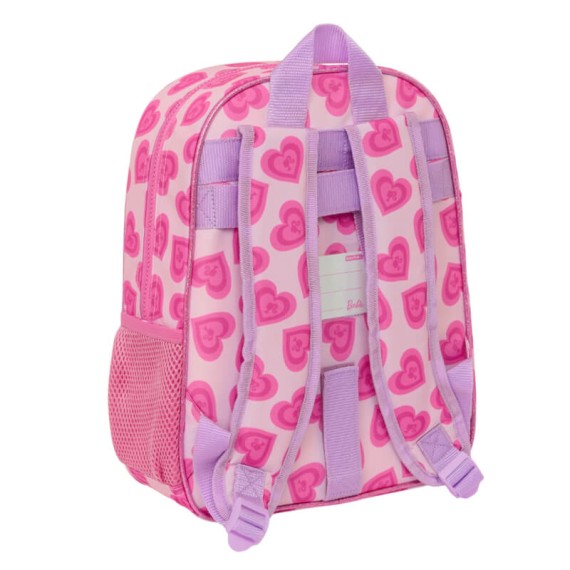 Mochila Infantil Adap. 34cm BARBIE Love Rosa | Ref. 248.612410185 Mochila Infantil Adap. 34cm BARBIE Love Rosa | Ref. 248.612410185