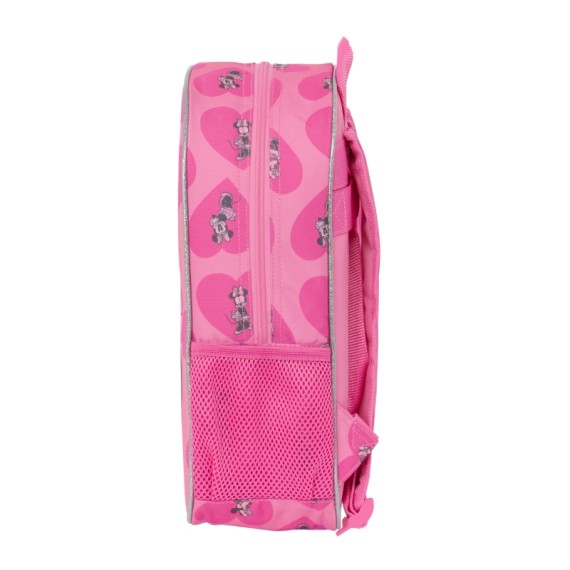 Mochila Infantil Adap. 34Cm Front-Inter MINNIE Loving Fuchsia | Ref. 248.612334185