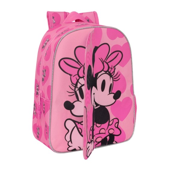 Mochila Infantil Adap. 34Cm Front-Inter MINNIE Loving Fuchsia | Ref. 248.612334185
