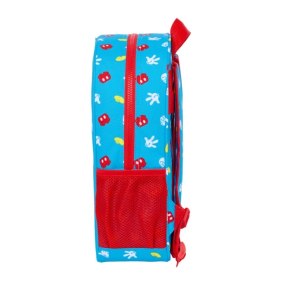 Mochila Infantil Adap. 34Cm MICKEY Fantastic Azul/Vermelho | Ref. 248.612333185