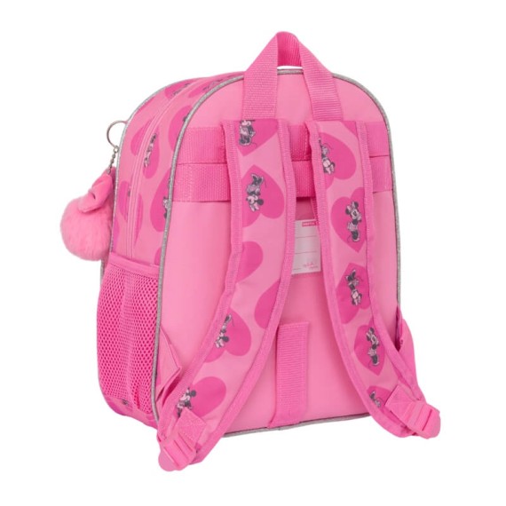 Mochila Infantil Adap. 34Cm MINNIE Loving Fuchsia | Ref. 248.612334609
