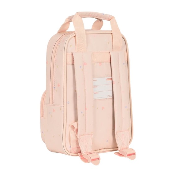 Mochila Infantil com Alças 28Cm MINNIE Baby Rosa | Ref. 248.612234765