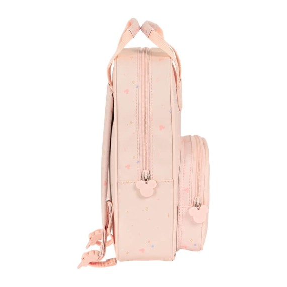 Mochila Infantil com Alças 28Cm MINNIE Baby Rosa | Ref. 248.612234765