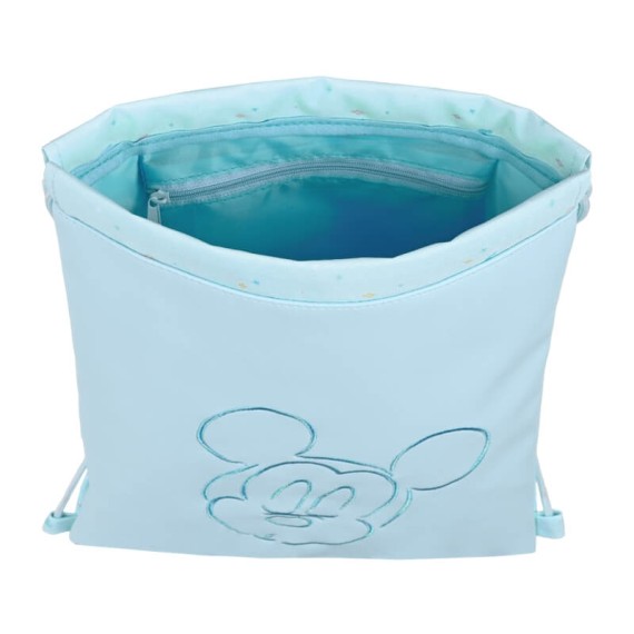 Mochila Saco Júnior MICKEY Baby Azul | Ref. 248.612233855 Mochila Saco Júnior MICKEY Baby Azul | Ref. 248.612233855