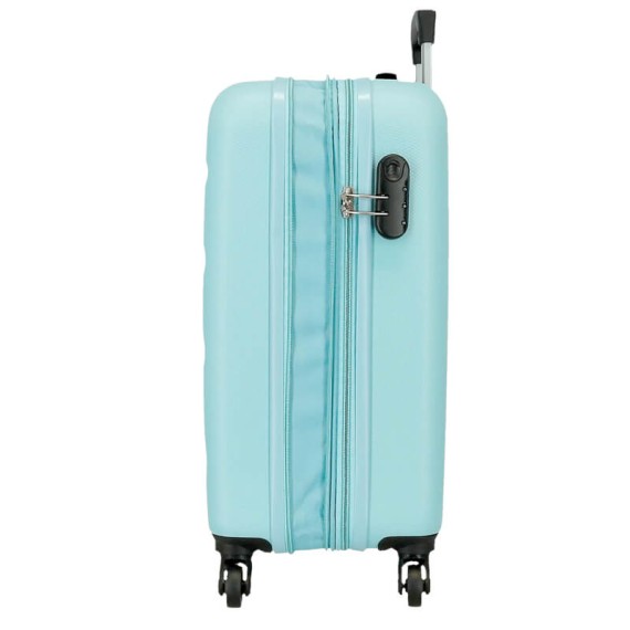 Mala de Cabine / Trolley 55cm 4 Rodas Exp. ROLL ROAD Flex Azul Claro | Ref. 186.584866E