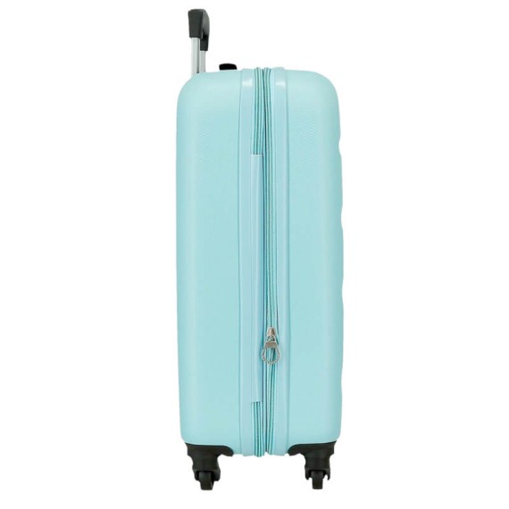 Mala de Cabine / Trolley 55cm 4 Rodas Exp. ROLL ROAD Flex Azul Claro | Ref. 186.584866E