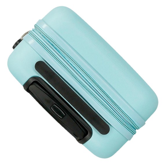 Mala de Cabine / Trolley 55cm 4 Rodas Exp. ROLL ROAD Flex Azul Claro | Ref. 186.584866E