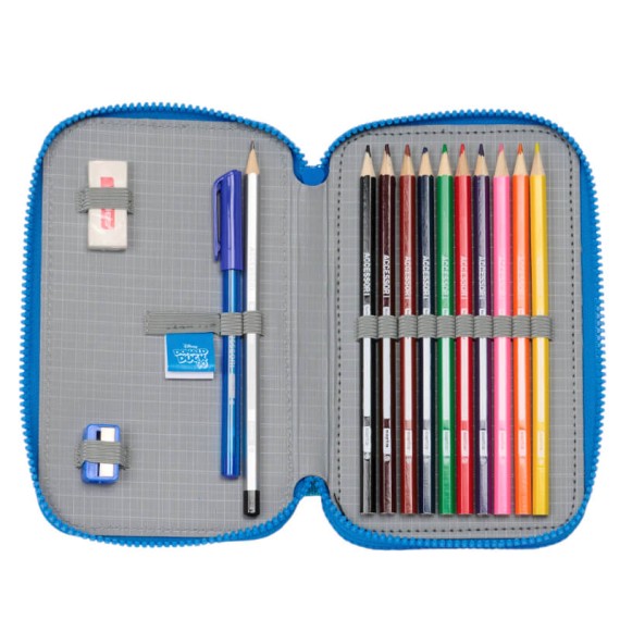Estojo Escolar Duplo 28 Peças DONALD Infantil Azul | Ref. 248.422408854 Estojo Escolar Duplo 28 Peças DONALD Infantil Azul | Ref. 248.422408854