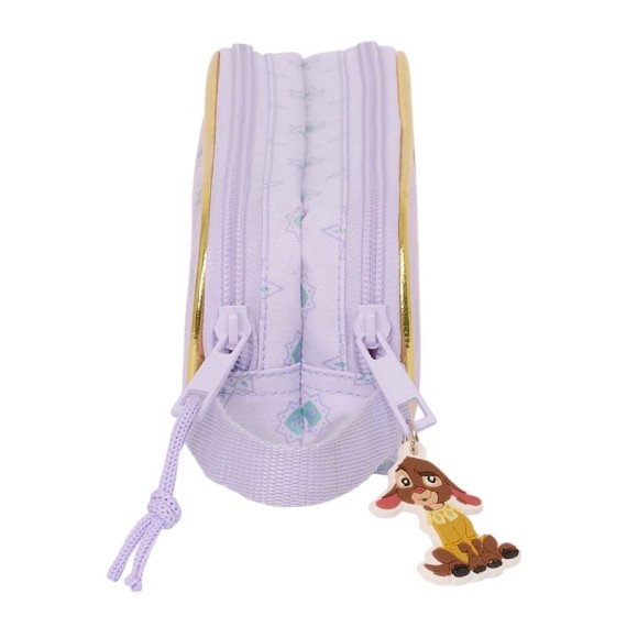 Estojo Escolar Duplo WISH By Disney Lilás | Ref. 248.812368513