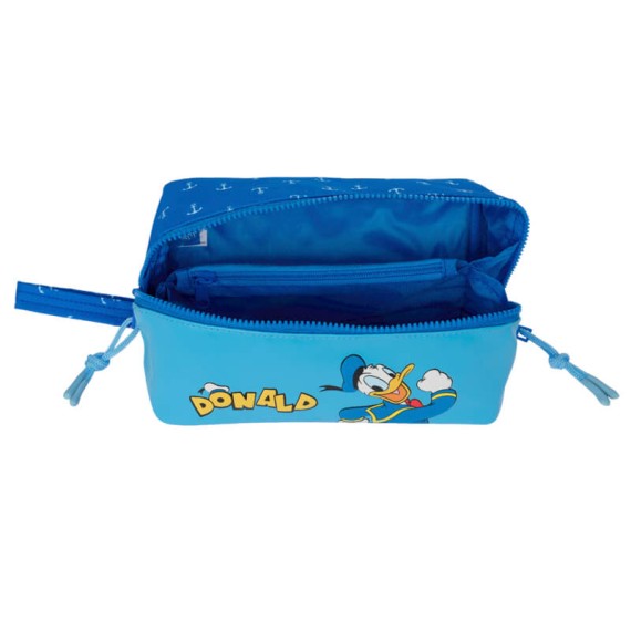 Estojo Escolar Quadrado Grande DONALD Infantil Azul | Ref. 248.822408050 Estojo Escolar Quadrado Grande DONALD Infantil Azul | Ref. 248.822408050