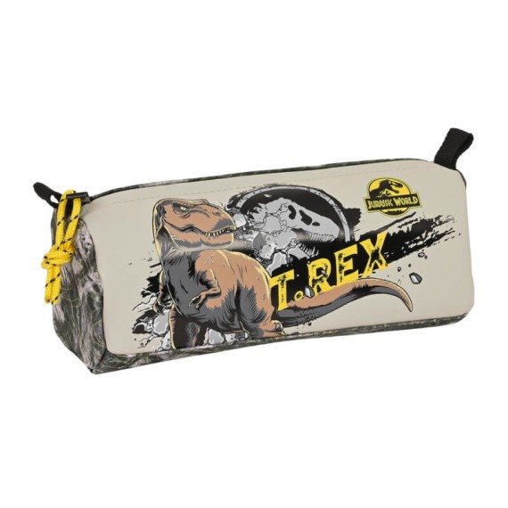 Estojo Escolar Rectangular JURASSIC WORLD Warning Preto | Ref. 248.812363742 Estojo Escolar Rectangular JURASSIC WORLD Warning Preto | Ref. 248.812363742