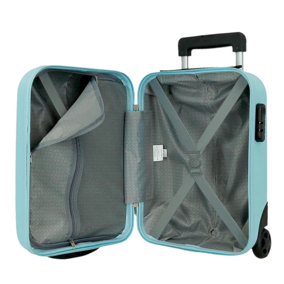 Mala de Cabine / Trolley 40cm 2R Vueling ROLL ROAD Flex Azul Claro | Ref. 186.584996E Mala de Cabine / Trolley 40cm 2R Vueling ROLL ROAD Flex Azul Claro | Ref. 186.584996E