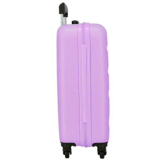 Mala de Cabine / Trolley 55cm 4 Rodas ROLL ROAD Flex Malva | Ref. 186.584946FA