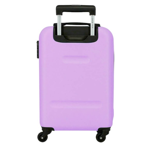 Mala de Cabine / Trolley 55cm 4 Rodas ROLL ROAD Flex Malva | Ref. 186.584946FA