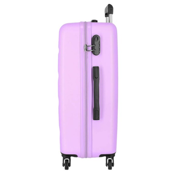 Mala de Viagem / Trolley Grande 75cm 4R ROLL ROAD Flex Malva | Ref. 186.584946FC