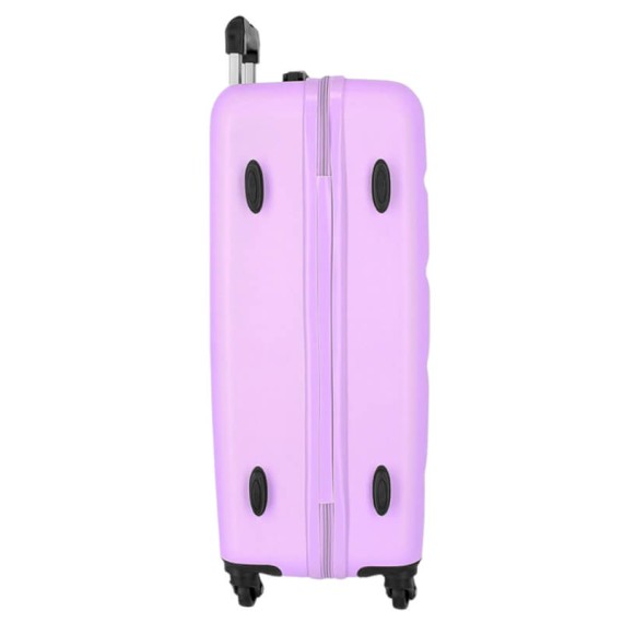 Mala de Viagem / Trolley Grande 75cm 4R ROLL ROAD Flex Malva | Ref. 186.584946FC