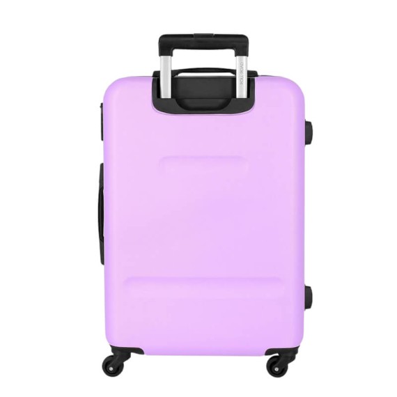 Mala de Viagem / Trolley Médio 65cm 4R ROLL ROAD Flex Malva | Ref. 186.584946FB