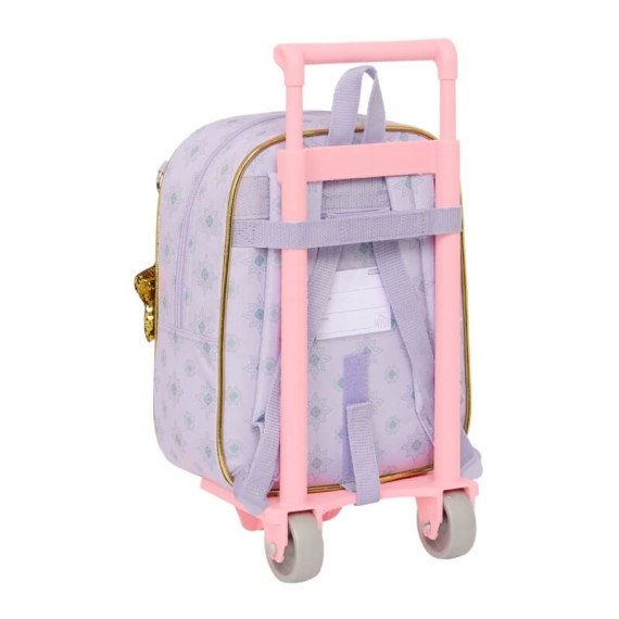 Mochila de Criança Adap. 27Cm c/ Carro WISH By Disney Lilás | Ref. 248.612368280