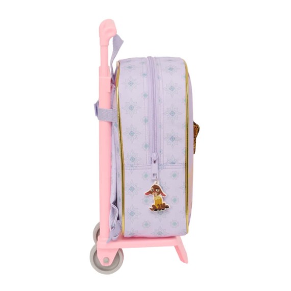 Mochila de Criança Adap. 27Cm c/ Carro WISH By Disney Lilás | Ref. 248.612368280