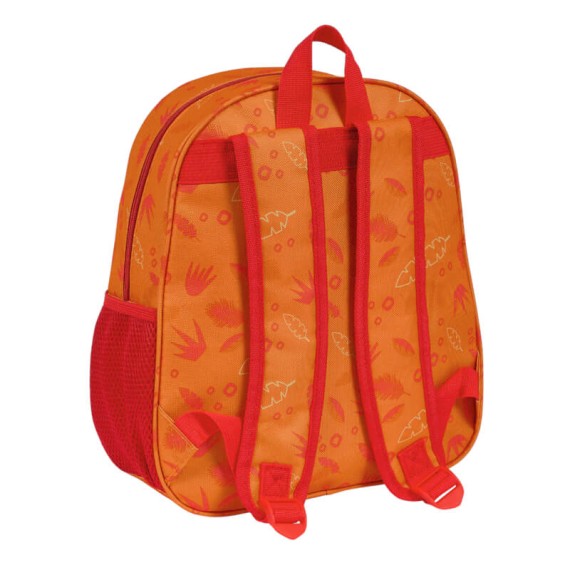 Mochila Infantil 33cm REI LEÃO 3D Laranja | Ref. 248.622459890