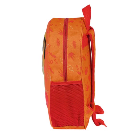 Mochila Infantil 33cm REI LEÃO 3D Laranja | Ref. 248.622459890