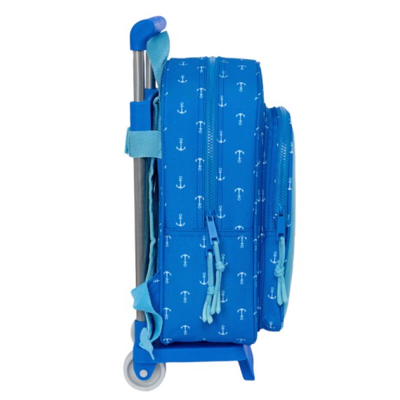 Mochila Infantil 34cm c/ Carro DONALD Infantil Azul | Ref. 248.622408020