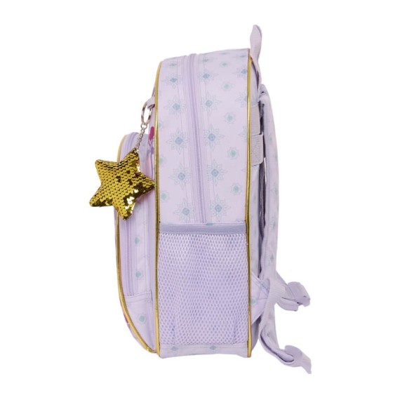 Mochila Infantil Adap. 34Cm WISH By Disney Lilás | Ref. 248.612368609