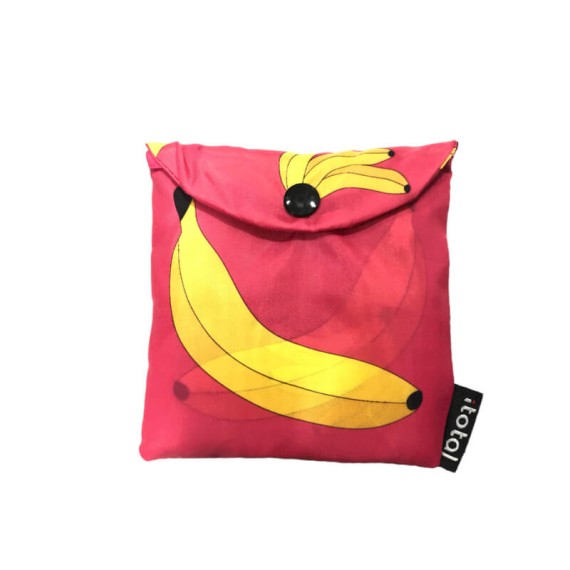 Saco de Compras I-TOTAL Bananas Rosa | Ref. 343.XL2600H