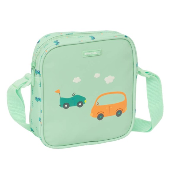 Bolsa de Tiracolo Fácil Limpeza SAFTA Carros Menta | Ref. 248.642456222 Bolsa de Tiracolo Fácil Limpeza SAFTA Carros Menta | Ref. 248.642456222