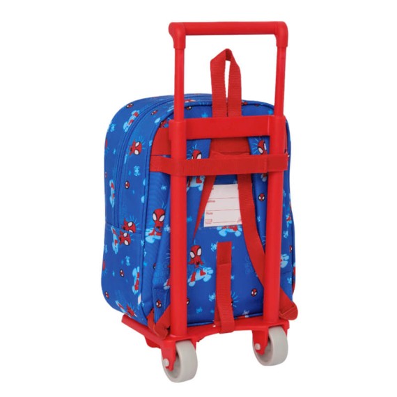 Mochila de Criança 27cm c/ Carro SPIDEY Amazing Friends Azul | Ref. 248.642432280