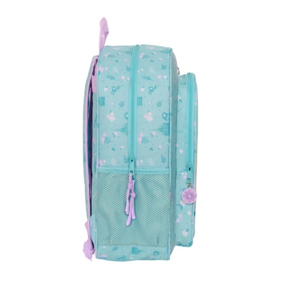 Mochila Escolar Adap. 42Cm FROZEN II Hello Spring Azul Turquesa | Ref. 248.612373180
