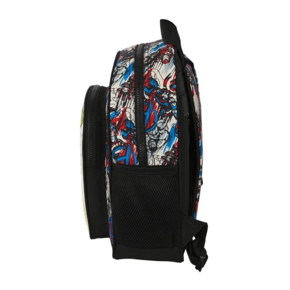 Mochila Infantil Adap. 33Cm AVENGERS Forever Preta | Ref. 248.612384524