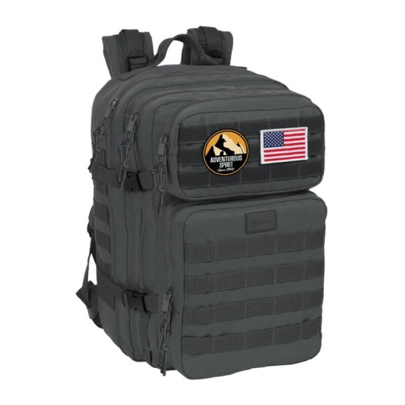Mochila Militar para Portátil 15.6” SAFTA Basic Cinza | Ref. 248.642334555 Mochila Militar para Portátil 15.6” SAFTA Basic Cinza | Ref. 248.642334555