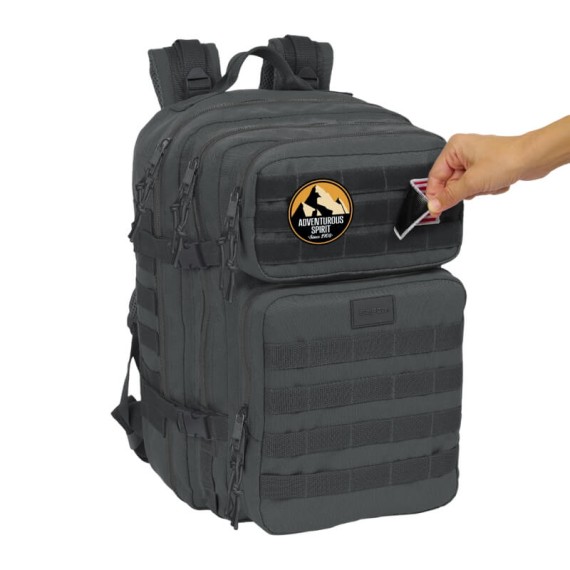 Mochila Militar para Portátil 15.6” SAFTA Basic Cinza | Ref. 248.642334555 Mochila Militar para Portátil 15.6” SAFTA Basic Cinza | Ref. 248.642334555
