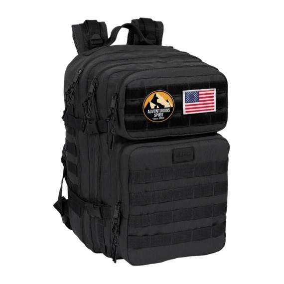 Mochila Militar para Portátil 15.6” SAFTA Basic Preta | Ref. 248.642333555 Mochila Militar para Portátil 15.6” SAFTA Basic Preta | Ref. 248.642333555