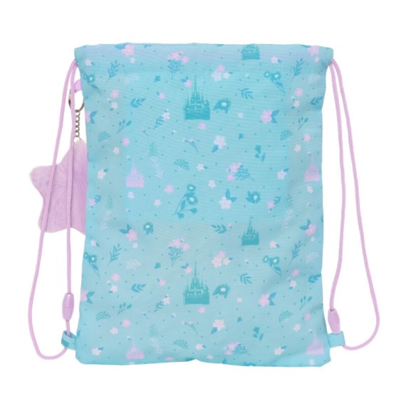 Mochila Saco Júnior 34Cm FROZEN II Hello Spring Azul Turquesa | Ref. 248.612373855 Mochila Saco Júnior 34Cm FROZEN II Hello Spring Azul Turquesa | Ref. 248.612373855