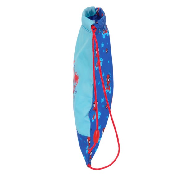 Mochila Saco Júnior 34cm SPIDEY Amazing Friends Azul | Ref. 248.642432855