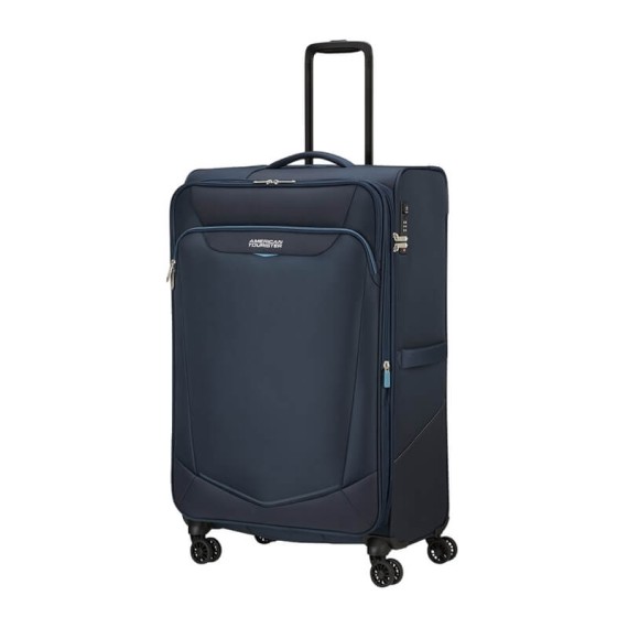 AMERICAN TOURISTER Mala Grande 80cm 4R EXP. Summerride Azul Marinho | Ref. 92ME700641